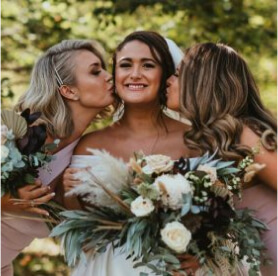 bridal party hair and makeup