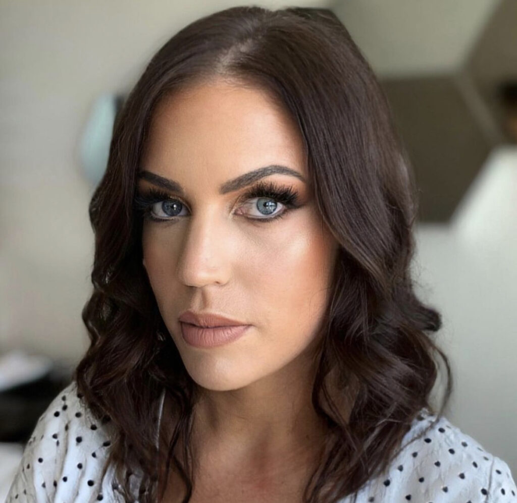short hairstyle done by a professional mobile hair and makeup artist in melbourne